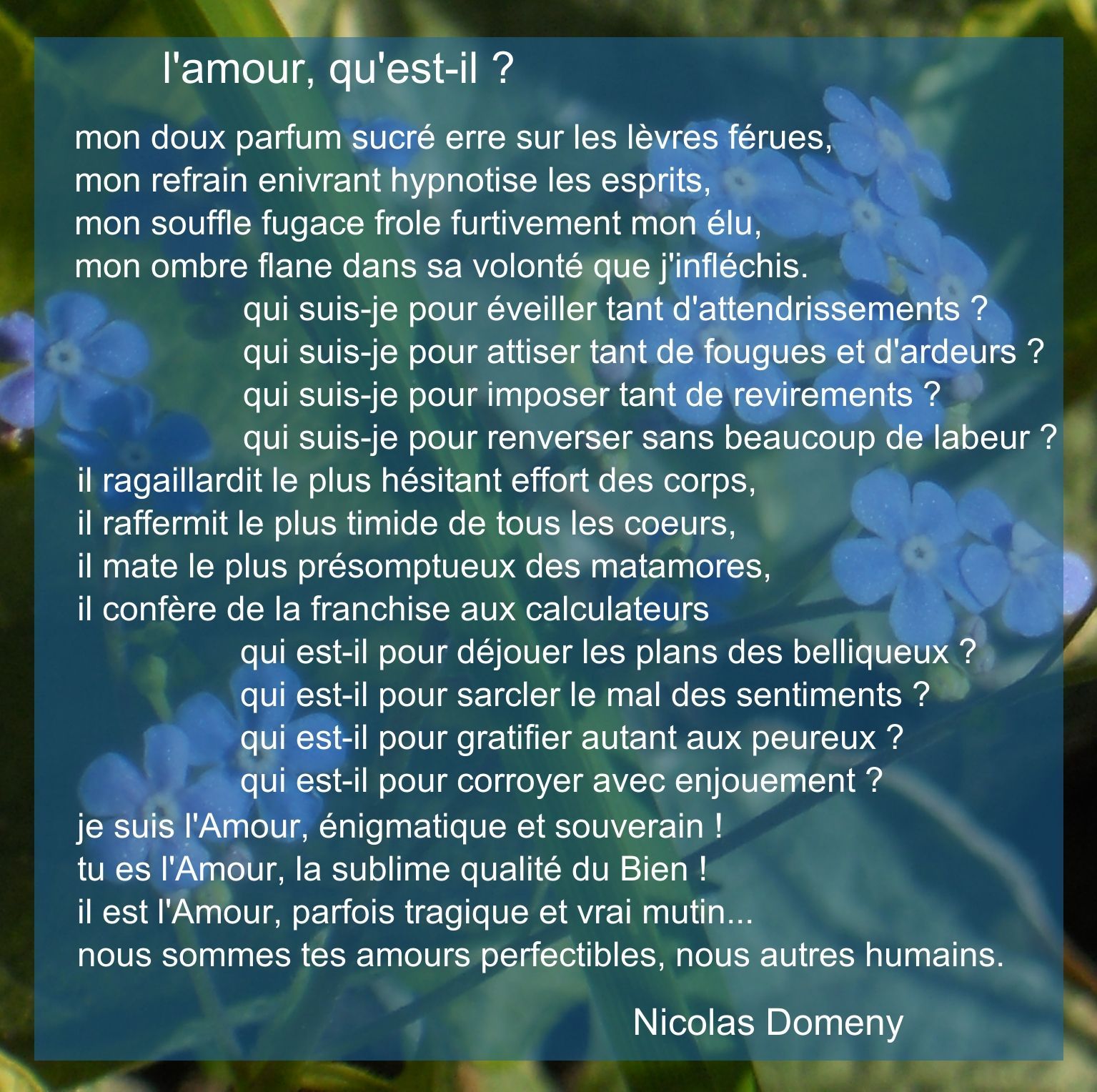 rencontre poeme